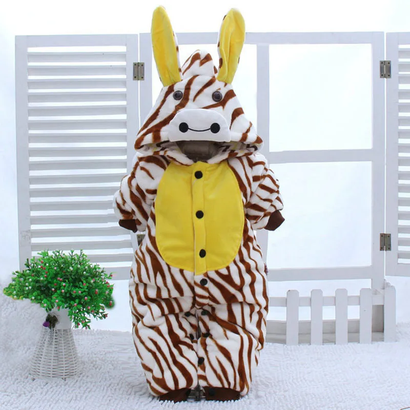 

Baby onesies thick cotton coat autumn winter male baby winter newborn plus cotton clothes suit