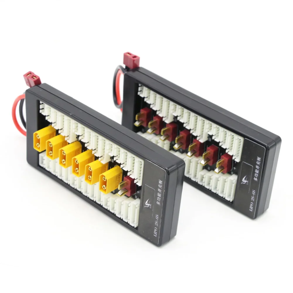 1 шт. HotRc высокое качество 2 S 6 Lipo аккумулятор параллельный зарядная плата Зарядное