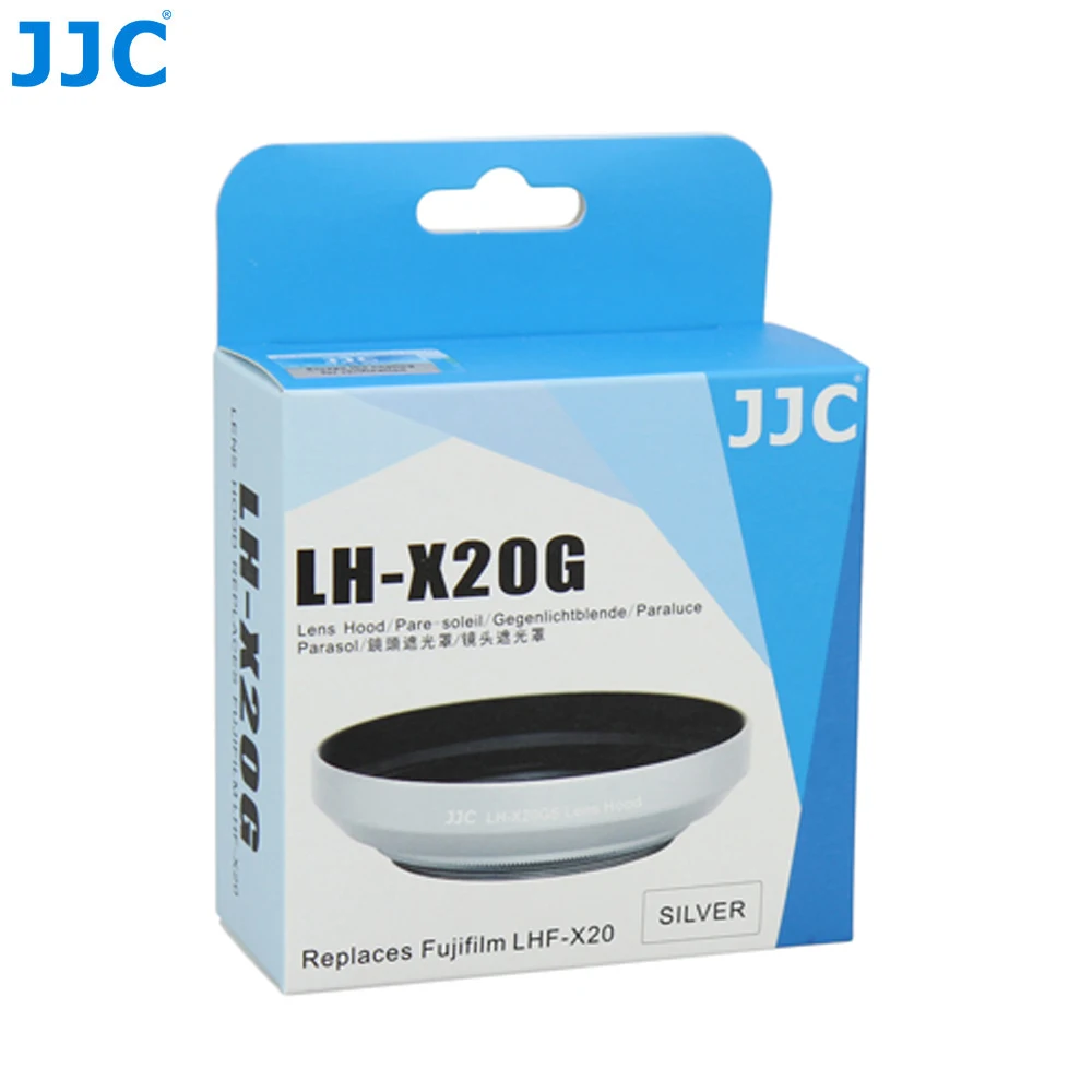 JJC LH-X20G бленда с крышкой и защитный фильтр камеры набор аксессуаров для FUJIFILM X20/X10 заменяет FUJIFILM LHF-X20