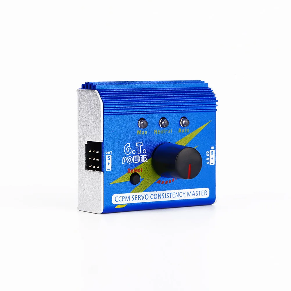 

G.T. Power Aluminium Alloy 3CH C Servo Tester CCPM Consistency Master Checker With LED Indicators 88 YJS Dropship