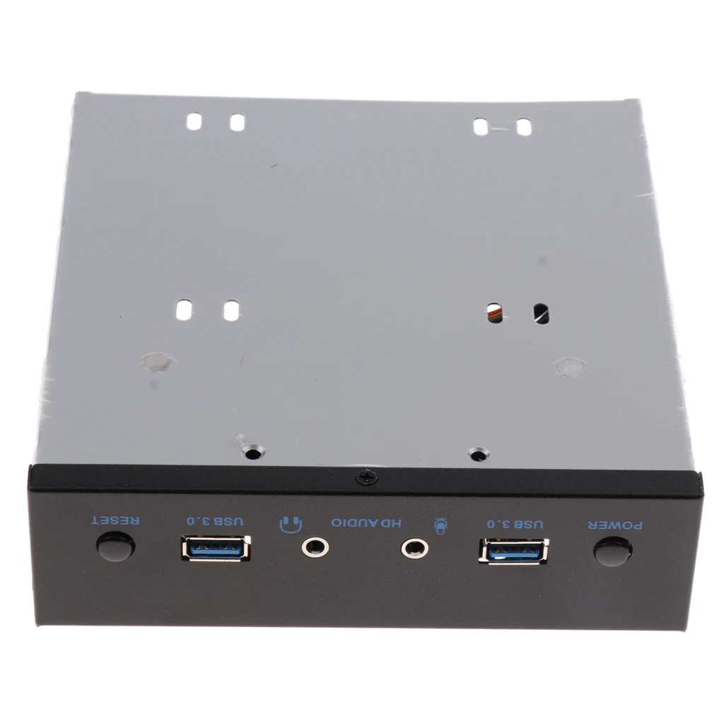 USB 3,0 2 порта оптический привод Передняя панель расширительный адаптер usb-концентратор + аудио + кнопка переключения питания Hd аудио мощность