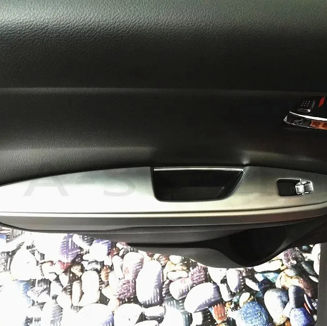 Chrome Interior Window Lifter Switch Cover For Suzuki Vitara Escudo 2016-2018