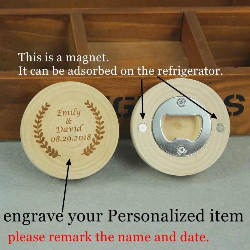 Индивидуальное Имя, дата, открывалка для бутылок, холодильник, магнит, свадебные подарки, детский душ, DIY сувениры для гостей