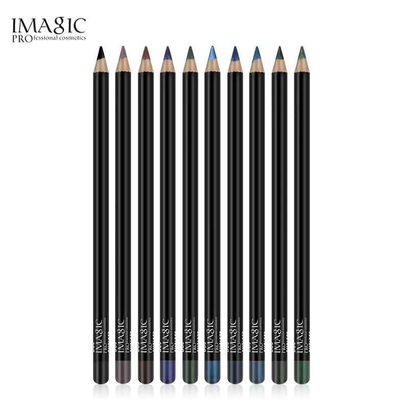 IMAGIC 10/Pcs Fashion Matte Colors Eyeliner Pencil Makeup Waterproof Long Lasting Eye Cosmetics Maquiagem Easy to Wear |