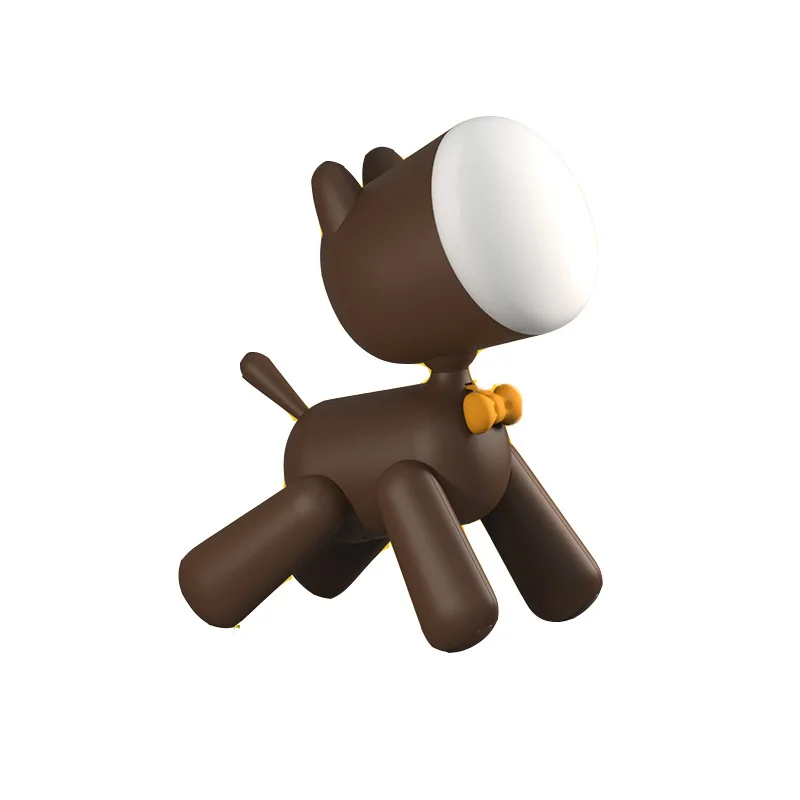  Rotatable Puppy Cartoon Desk Lamp USB Charging Lovely Table Lamp Novel Baby Sleep Night Light