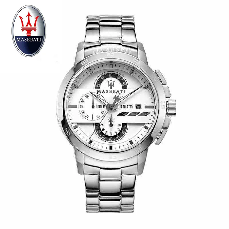 Maserati Luxury Brand Wristwatch Men Watches Business Men's Fashion Casual Quartz Watch Waterproof Sports Wrist Watches Maserati Luxury Brand Wristwatch Men Watches Business Men's Fashion Casual Quartz Watch Waterproof Sports Wrist Watches