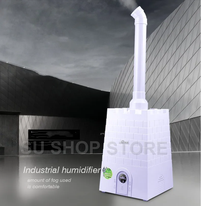 Industrial Air Ultrasonic humidifier Mute Commercial Supermarket Vegetables Mist Maker 8.8L Fogger Spray Anion Humidifiers