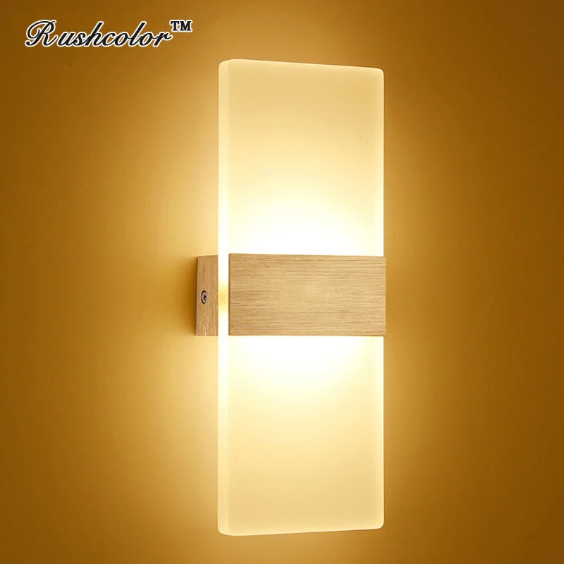 

LED Simple modern Silver wall lamp bed sides reading lamp 110V 220V 5W 7W free shipping
