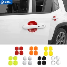 MOPAI ABS Auto Porta Ciotola Maniglia Copertura Decorazione Assetto Adesivi per Jeep Renegade 2015 Up Esterno Accessori Auto Car Styling