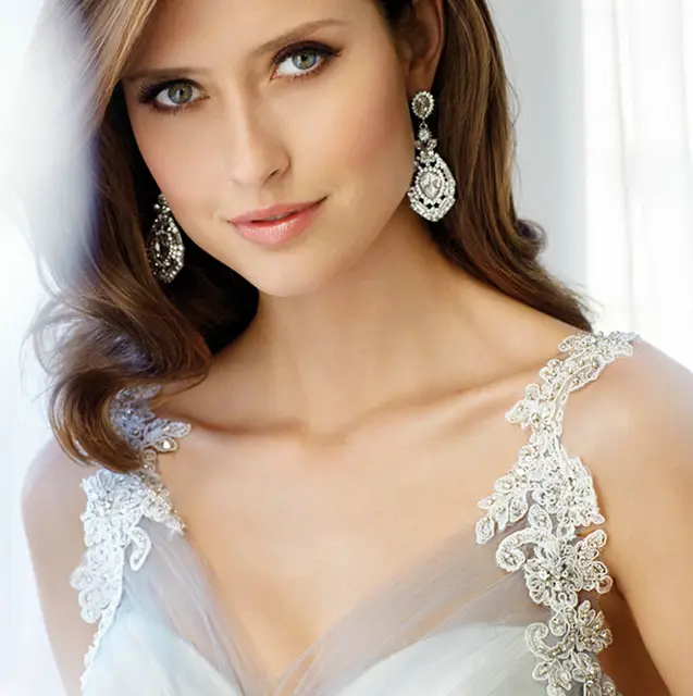 Hot Sexy Luxury Wedding Dresses With Long Train 2015 Vestido De