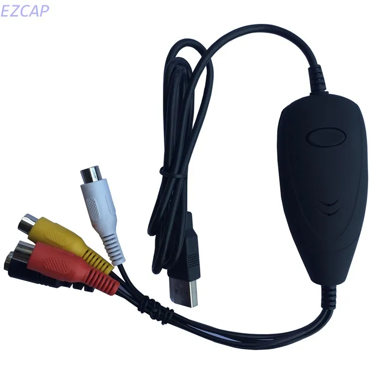 2017 new USB 2.0 Video audio capture device for Window7 8 10 with snapshot key, image just one key Free shipping