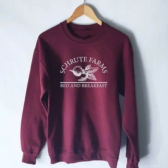 schrute farms sweatshirt