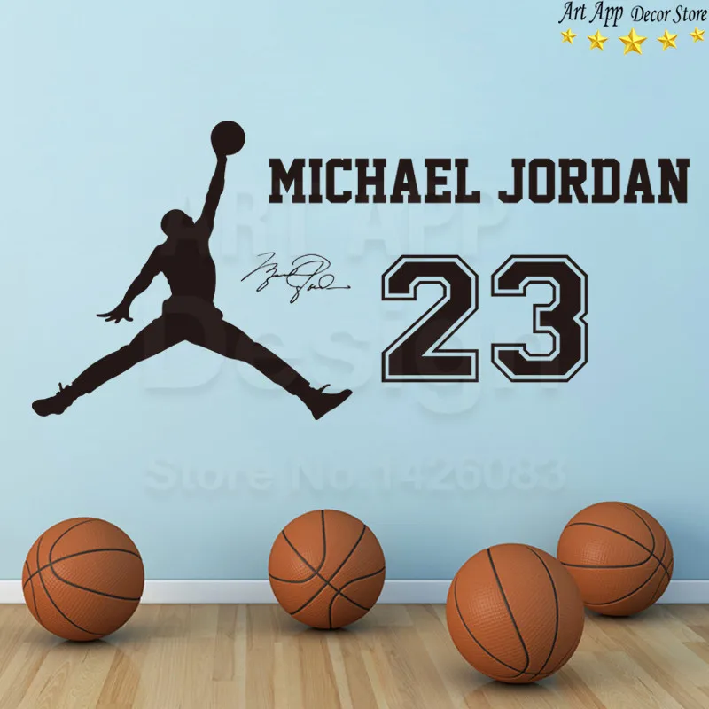 Top Qualitat Art Design Home Dekoration Gunstige Vinyl Nba Jordan