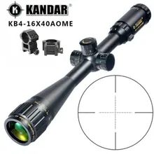 KANDAR Gold Edition 4-16x40 AOME стекло гравированное Mil-dot Сетка фиксирующий прицел охотничий прицел тактический оптический прицел