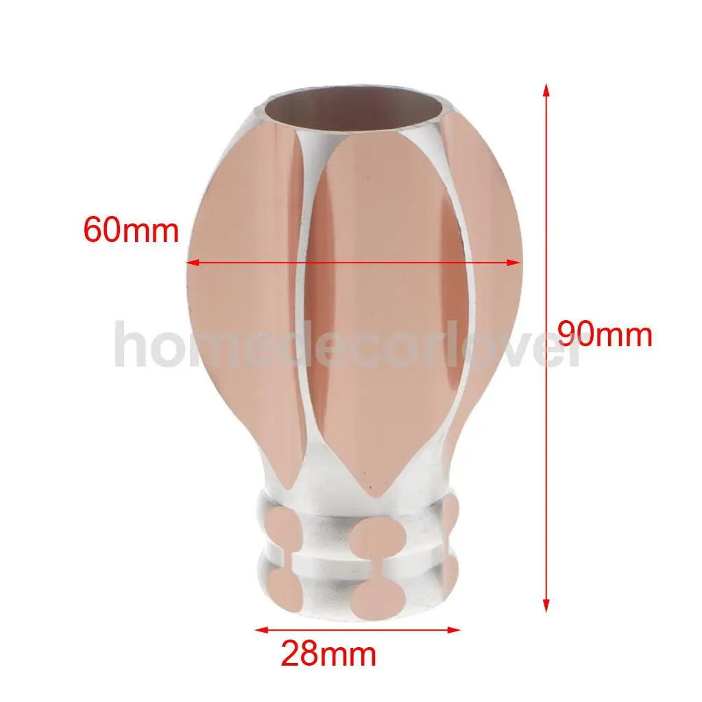 2Pcs Decorative Elegant Design Window Curtain Rod Ends Drapery Rail Pole Heads Caps Fit 25/28mm Inner Diameter Rods 