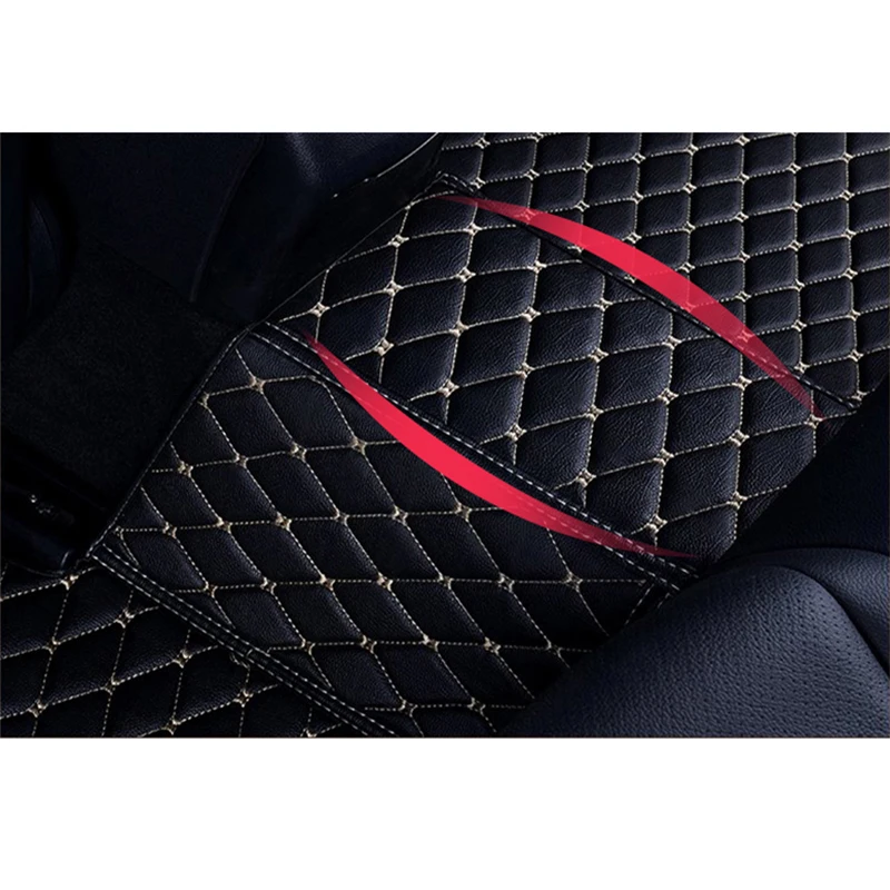 Коврик для вспышки кожаные автомобильные коврики для Bmw 5 серии E34 E39 E60 E61 F07 GT F10 F11 F18 2004- заказное ковровое покрытие для ног автомобиля