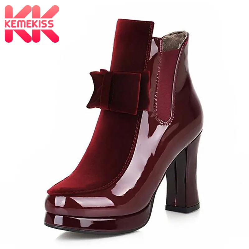 mid heel mid calf boots