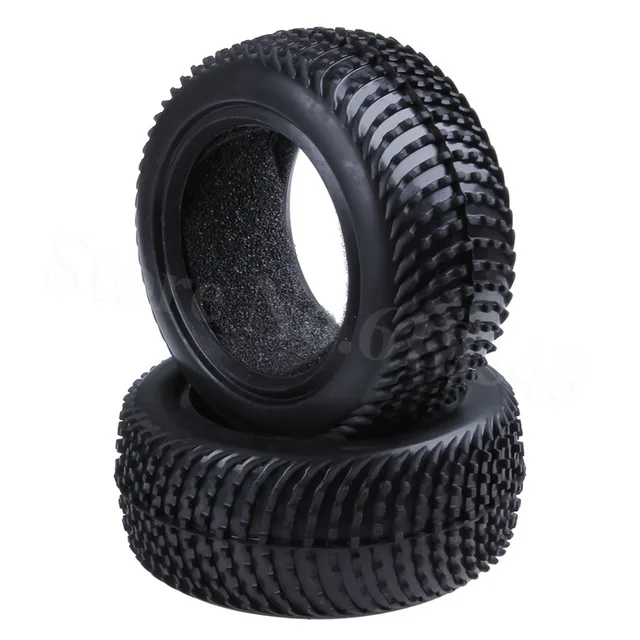 Cheap 2Pcs/lot RC Car Front Rubber Tyre Tire OD :85mm  ID:60mm Width: 34mm for 1/10 Off-Road Buggy Replacement