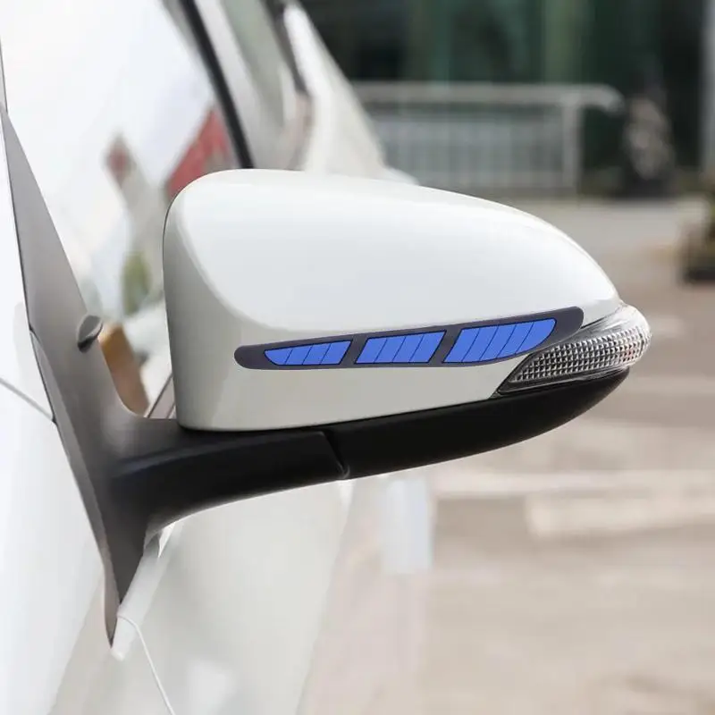 

VODOOL 4Pcs/Set Car Door Edge Guard Strip Auto Side Rear View Mirror Door Handle Scratch Protector Anti-collision Trim Stickers