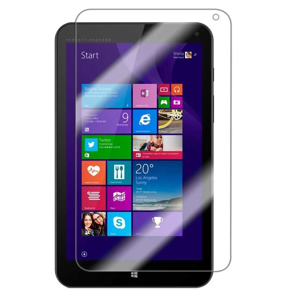 Clear LCD PET Film Anti Scratch/ Anti Bubble / Touch Responsive Screen Protector for Tablet hp