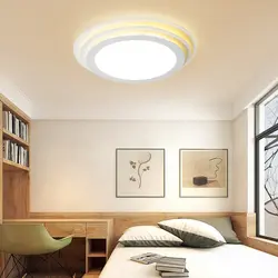 Светодиодный потолочный светильник освещение современный гостиная спальня кухня поверхностного монтажа Встроенный пульт ДУ