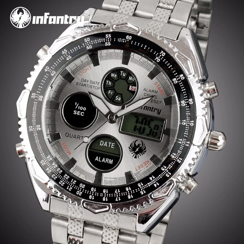 

INFANTRY Mens Watches Top Brand Luxury Analog Digital Military Watch Men Sport Army Pilot Watches for Men Relogios Masculinos
