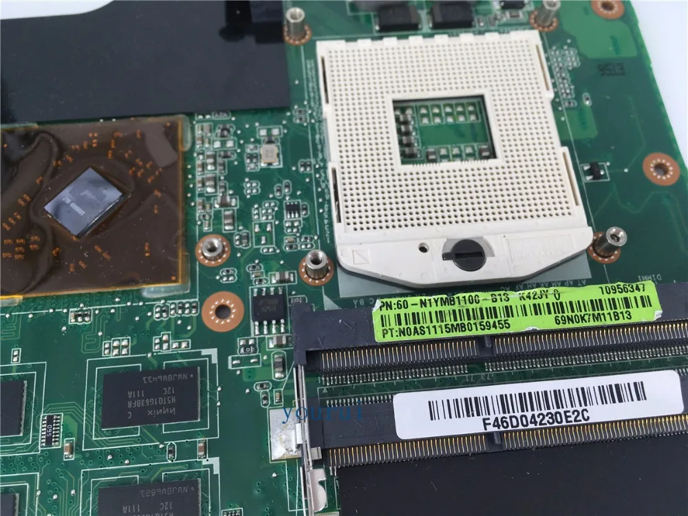 Материнская плата yourui для ноутбука ASUS X42J A42J K42JY REV4.1 60 N1YMB1100 B23 HD 6470M 1 ГБ материнская