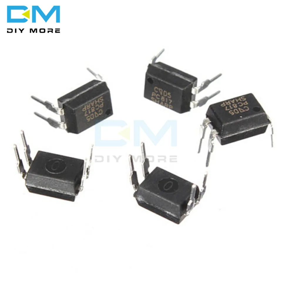 20 Piezas PC817C DIP4 - Optoacopladores DIP-4 - Incluye Modelos PC817A, B, C, H11A817B - Para Electrónica Y Reparaciones