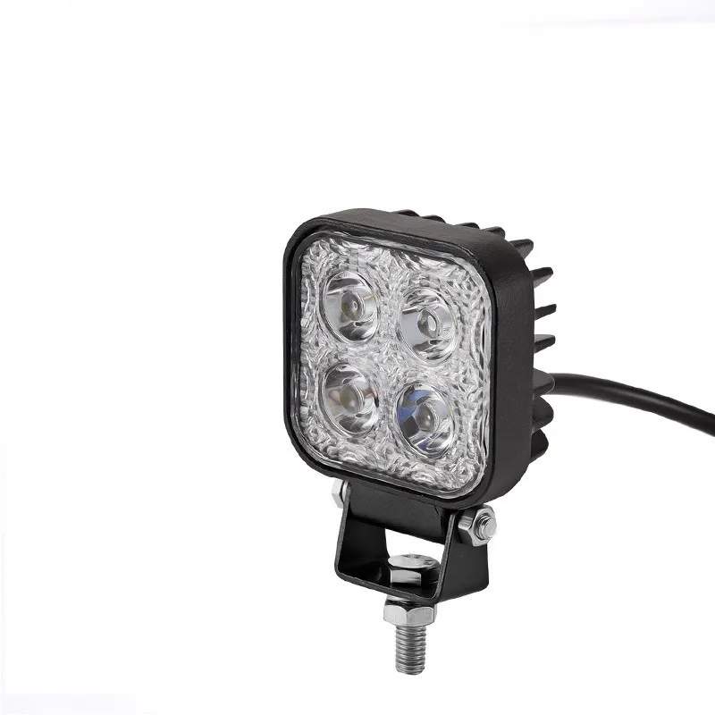 

GERUITE 12W Auto Vehicle LED Offroad Work Light Bar for Jeep 4x4 4WD AWD SUV ATV Golf Cart 12V 24V Bulbs Car Motorcycle Fog Lamp
