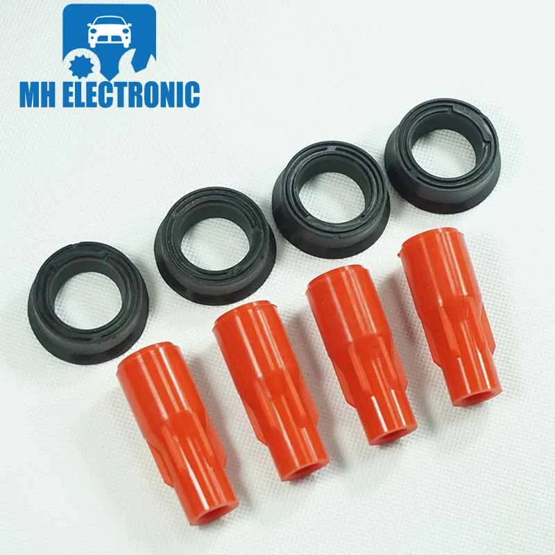 

MH ELECTRONIC 4 Pair 8Pcs For Mitsubishi Lancer Outlander L200 Triton 1832A025 Engine Ignition Coil Repair Kit Seals and Tips