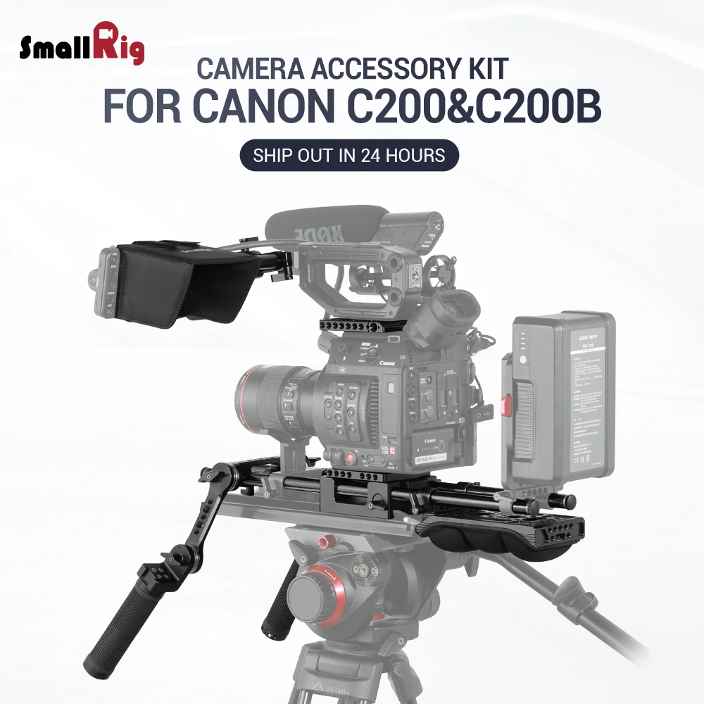 SmallRig видеокамера профессиональный набор аксессуаров для Canon C200 и C200B с системой поддержки плеча 2126