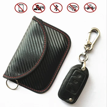 

Blocker Car Cover Key Case Black 12.5*8.5CM Accessories Protective Entry Fob Guard Bag Pouch Wallet Anti-theft
