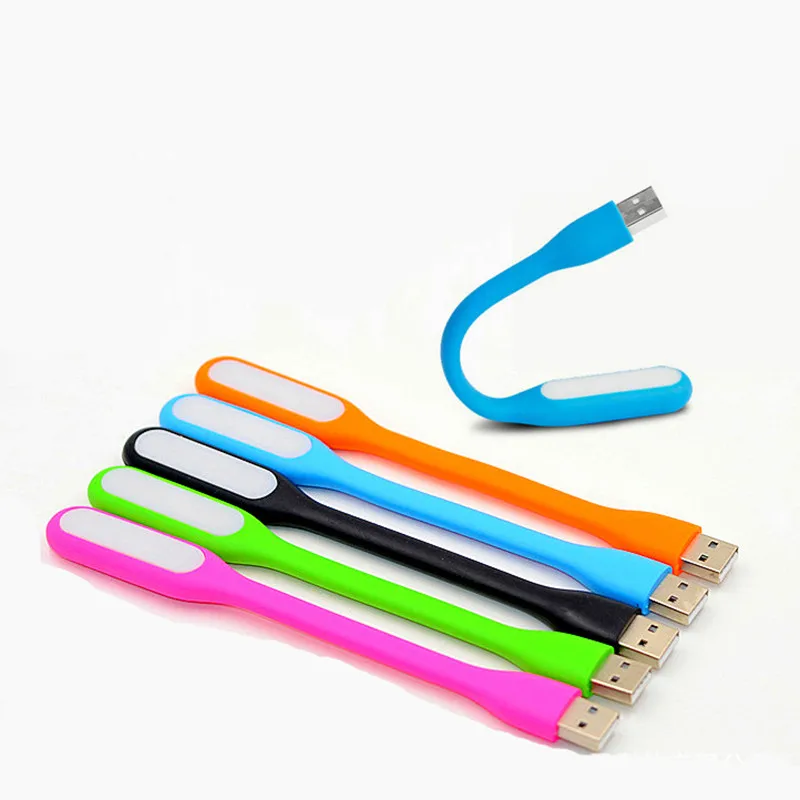 

One pics Reading Light Flexible USB LED Lamp 5V 1.2W Portable USB Light LED Book Light with USB For Power bank Computer Led Lamp
