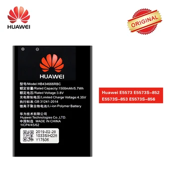 

Original Hua Wei Wifi Router Battery HB434666RBC for huawei E5573S E5573s-852/853/856 E5573s-32 E5573s-320 E5573s-606 1500mAh