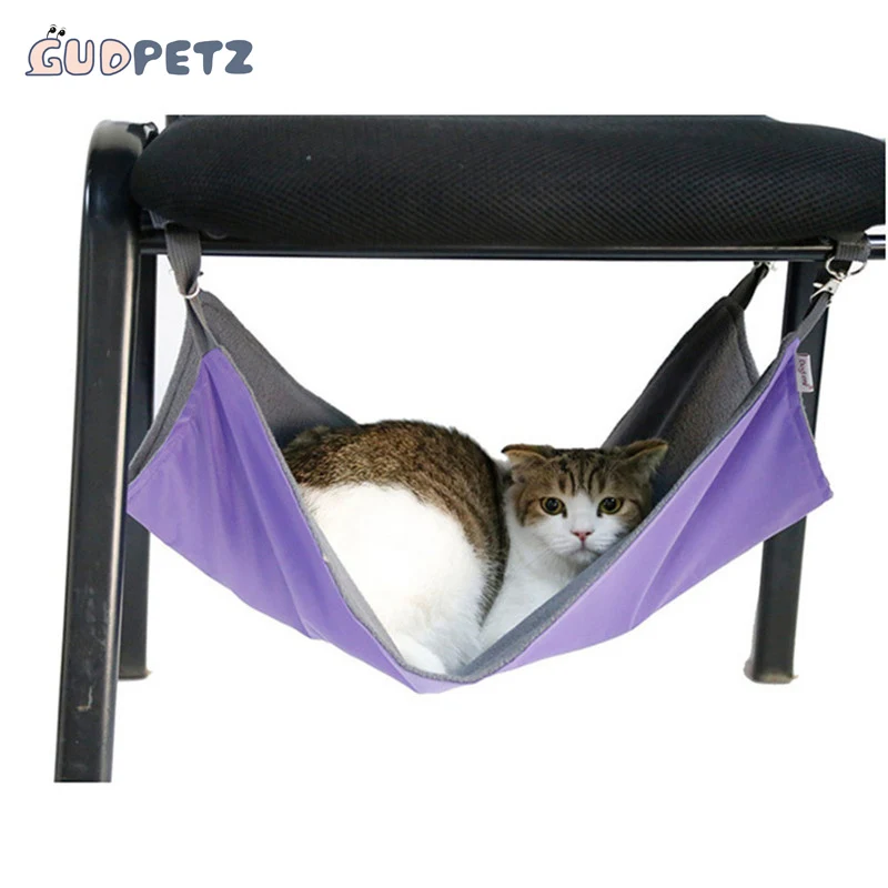 Pet Kitten Cat Hammock Bed Waterproof Oxford Hanging Chair Cages for