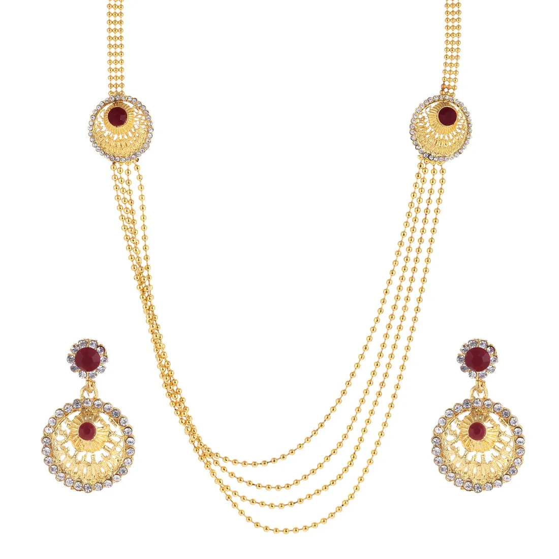 Комплект из 2 предметов модные индийские свадебные комплекты ювелирных изделий