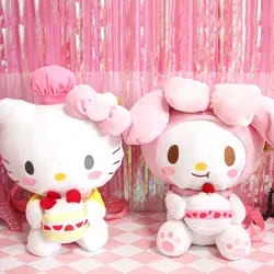 1 шт. прекрасный рисунок «hello kitty» My Melody с день рождения торт плюшевый рюкзак мультфильм плюшевые животные игрушка кукла сумка для детей