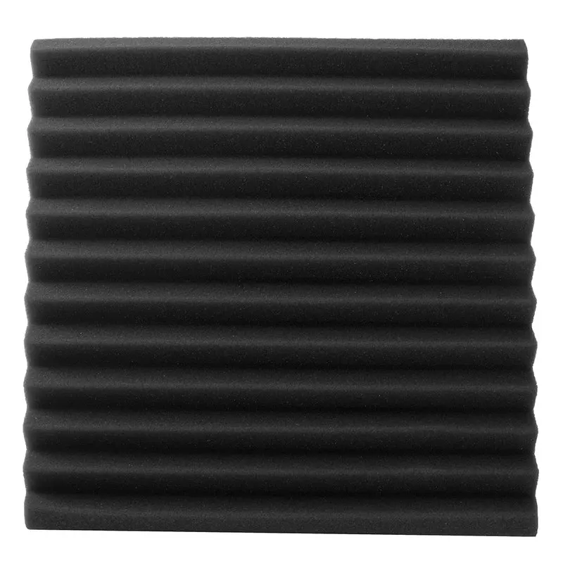 Wedge Acoustic Foam With Adhesive Tape 8 Pcs Soundproof Panels,Silencing Sponge