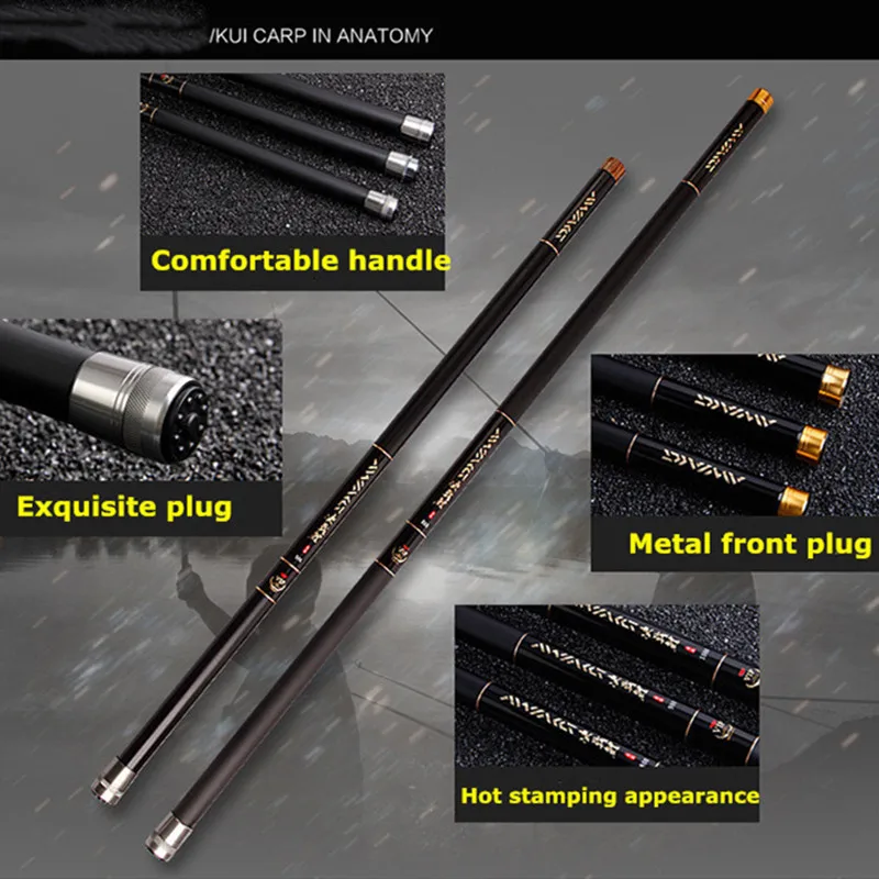 Online Extra Long Freshwater Feederrod Telescopic Fishing Rod Carbon Fiber Fishing Rod 8m 9m 10m 11m 12m 13m PPQZP