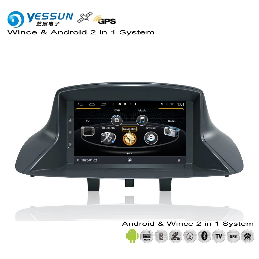 YESSUN для Renault Megane III/Scenic III 2010~ 2013 автомобильный Android радио CD dvd-плеер gps Navi карта навигации Аудио Видео Стерео