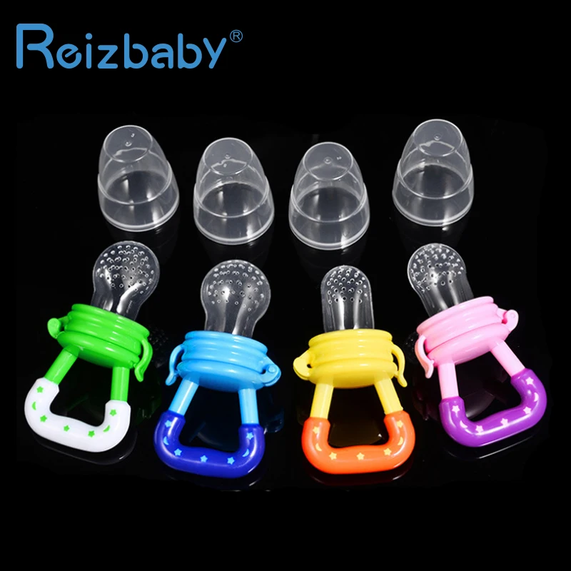REIZBABY Baby Food Fruit Pacifier Feeder Pacifier Safety Silicone