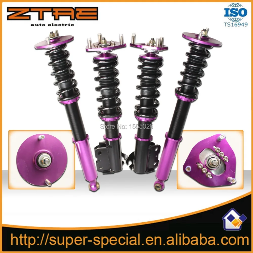 

Height Adjustable Suspension Coilovers for Nissan S15 S14 200SX Silvia Spring Shock Absorbers Struts Camber Springs High quality