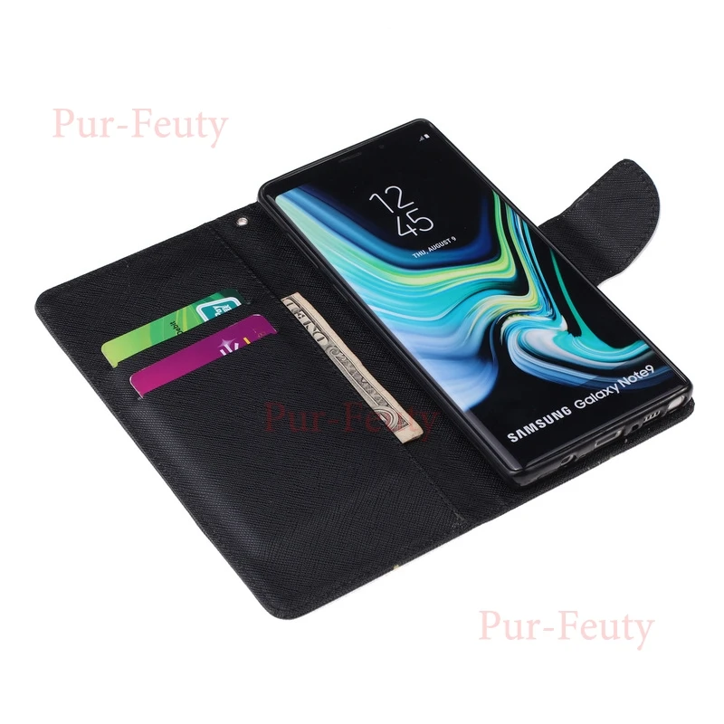 Чехол для samsung Galaxy Note 9 N960N SM-N960F SM-N960U PU кожаный флип Бумажник Защитный для samsung Note9 N960F аксессуары сумка