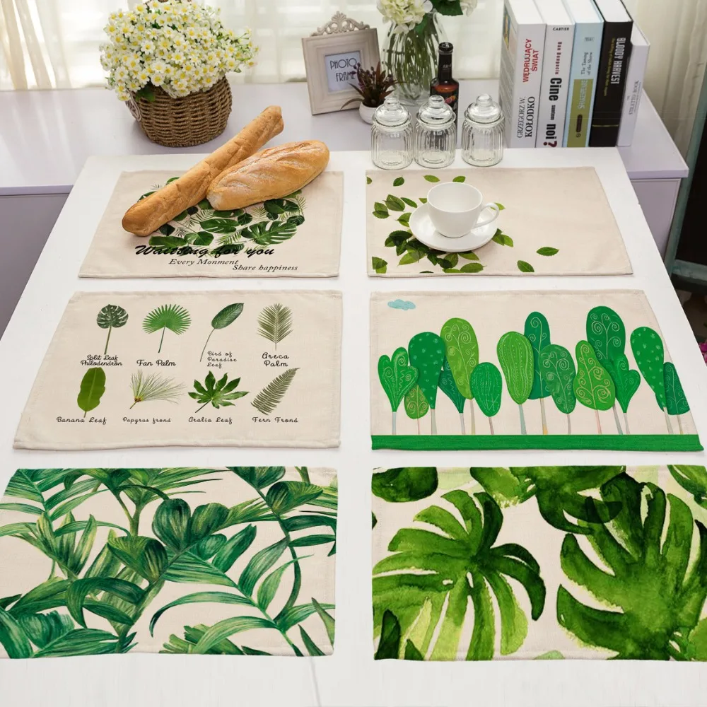 Online kopen wholesale groene placemats uit china groene placemats ...