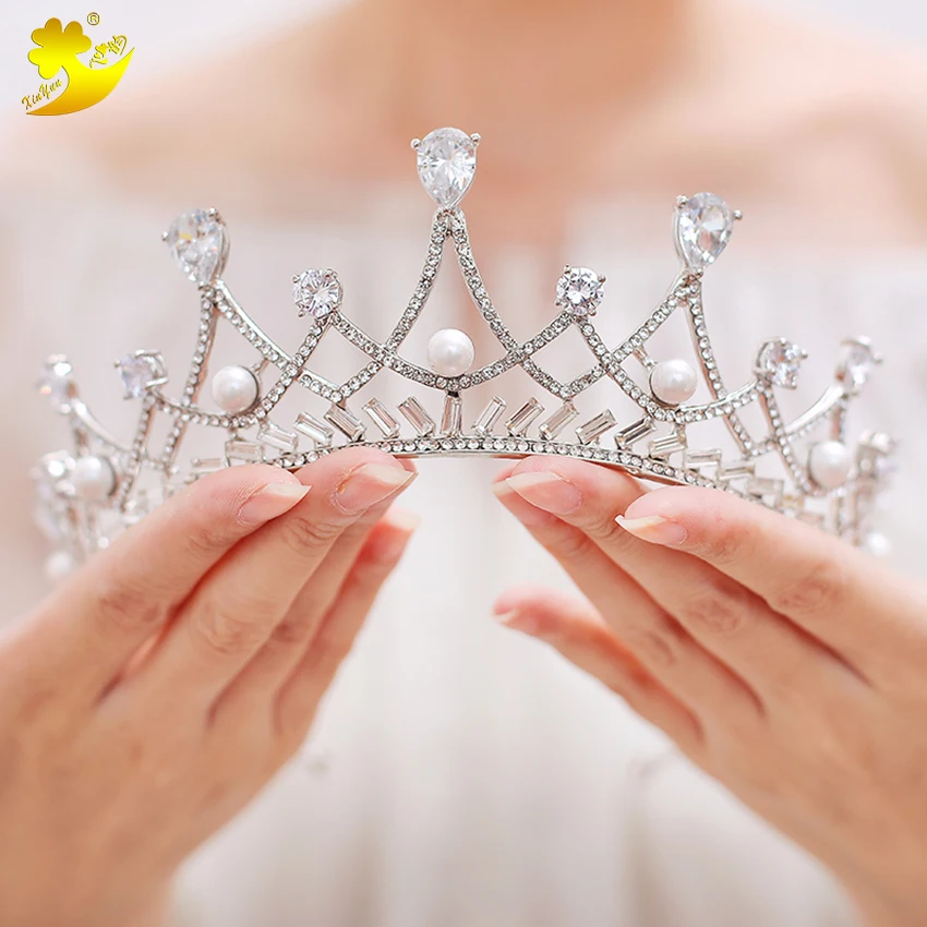 Тиара Xinyun роскошный кристаллический венчик новый продукт аксессуары для волос