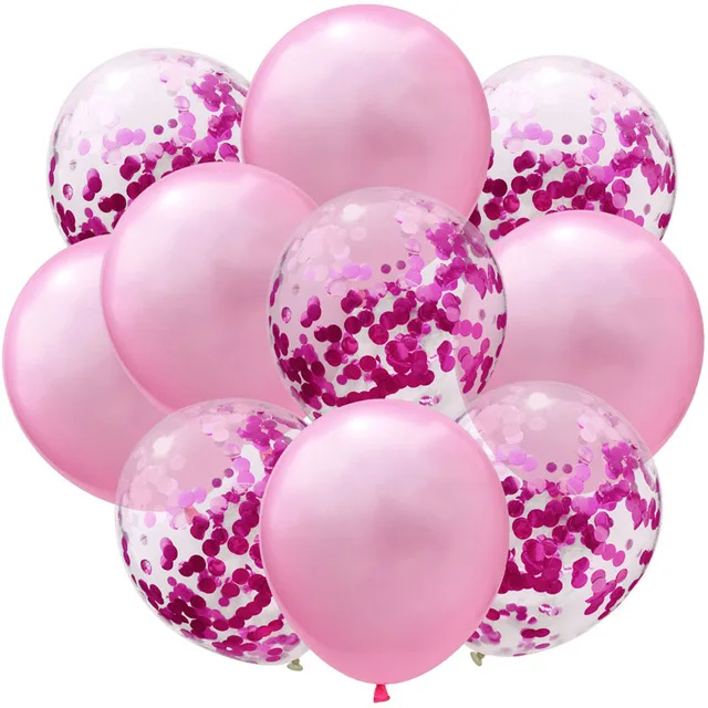 10 шт./компл. цвета розового золота синий цвета: зеленый, воздушные шары на день рождения/воздушные шары конфетти воздушные шары День рождения украшения для детей и взрослых balonnen клипсы для воздушных шаров - Цвет: 10pcs
