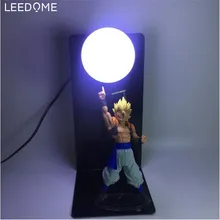 Leedome Dragon Ball Z Son Goku Genki настольная pirit бомба настольная лампа Luminaria светодиодный ночник декоративная комната освещение праздничный светодиодный