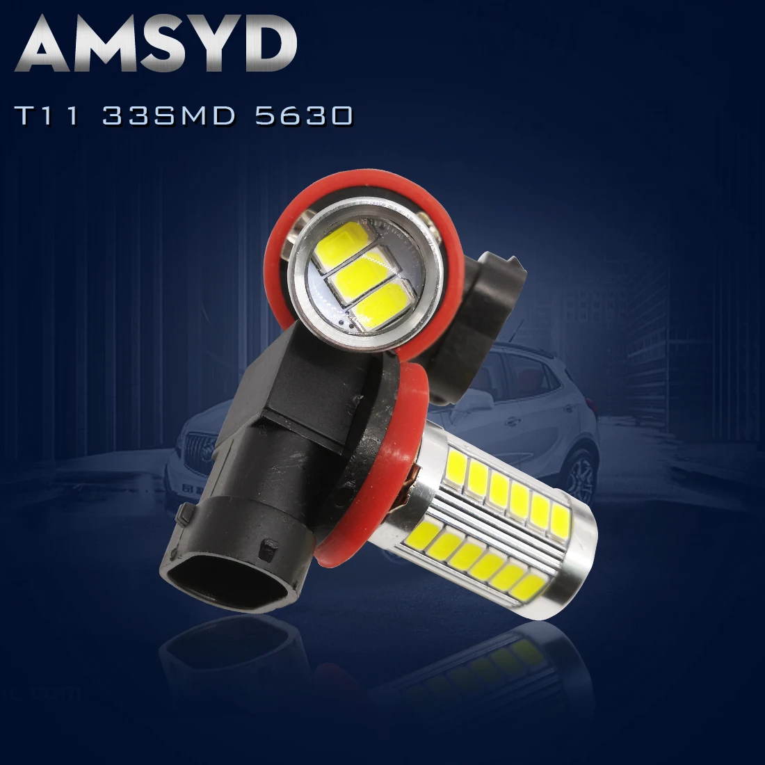2 шт. * Высокое качество H11 светодиодные фары 5630 33SMD Противотуманные ДХО