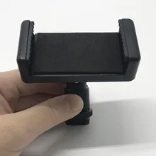 1/4 Flash Hot Shoe Adapter Cradle Ball Head Ball w/ Lock + Phone Clip Bracket Holder Mount