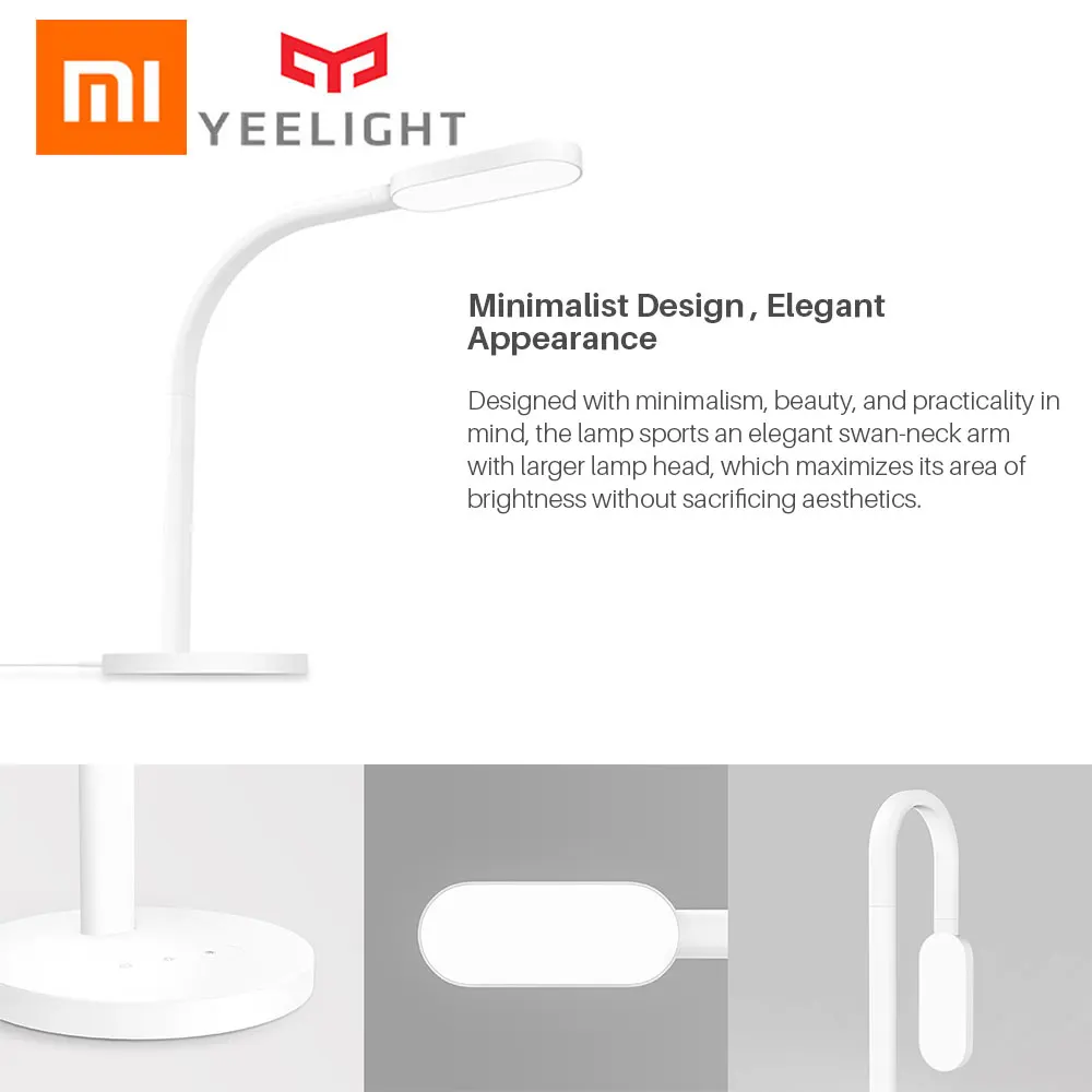 Xiaomi Lamp Yeelight Lamp Desk Lamp Smart Touch Adjust Color Temperature Brightness For Xiaomi Mijia Smart Home Foldable